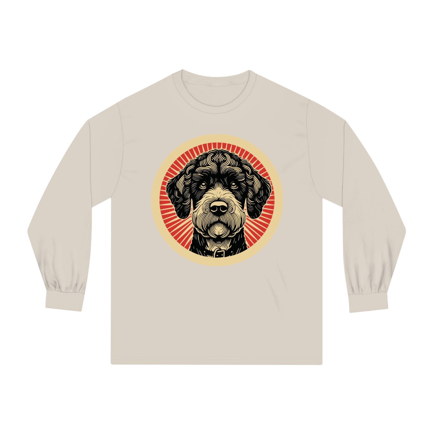 Boxerdoodle Long Sleeve Tee for Adults