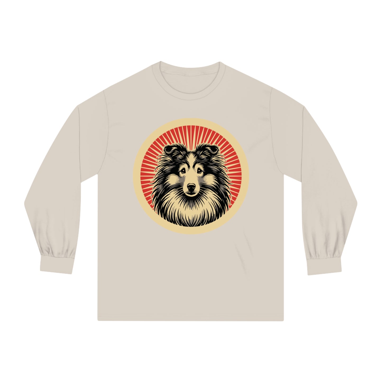 Shetland Sheepdog Long Sleeve Tee for Adults