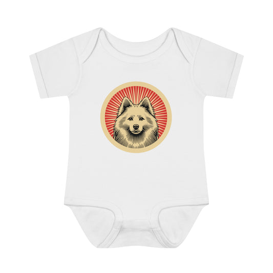 American Eskimo Dog Onesie for Infants