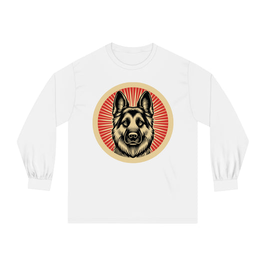 German Shepherd Long Sleeve Tee for Adults