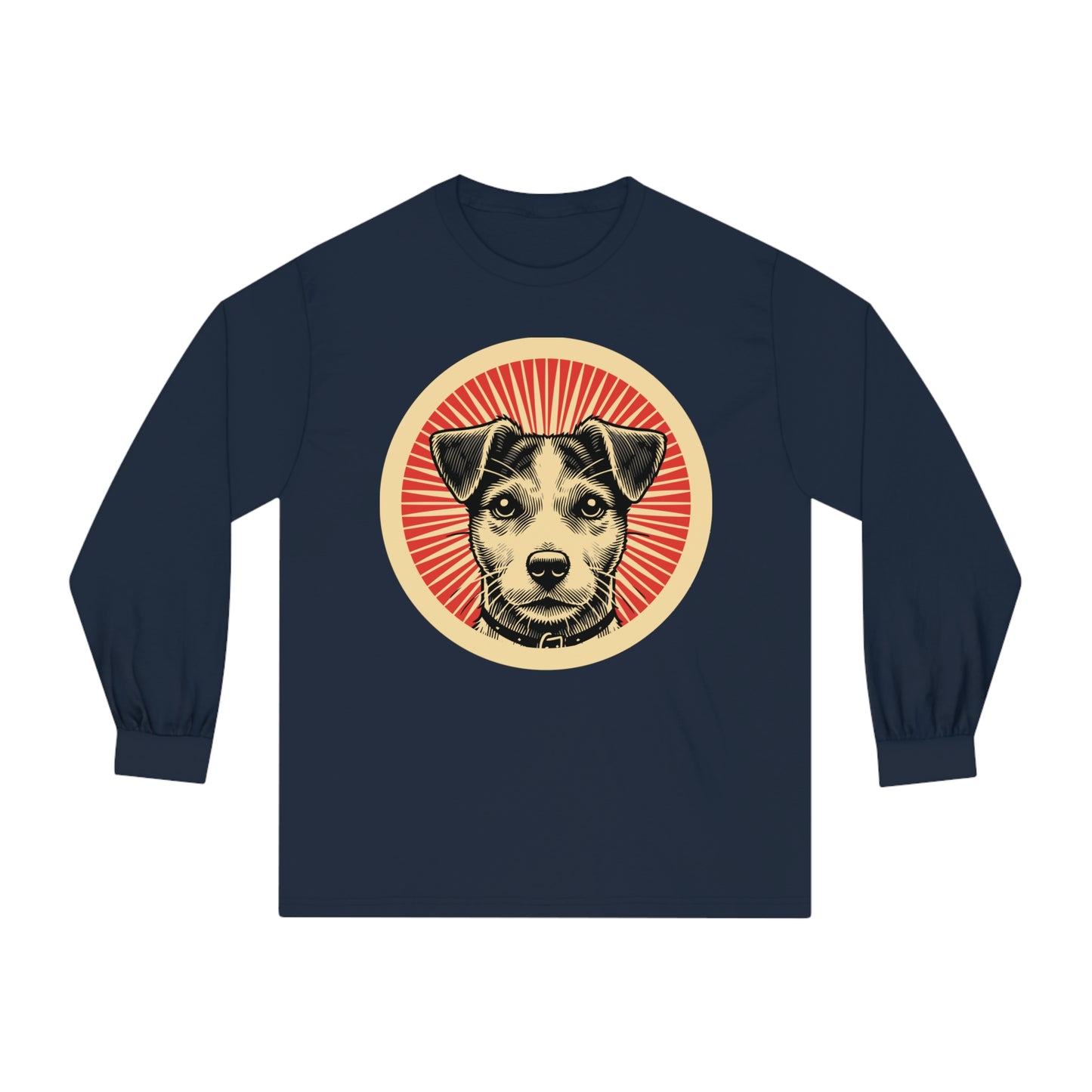 Jack Russell Terrier Long Sleeve Tee for Adults