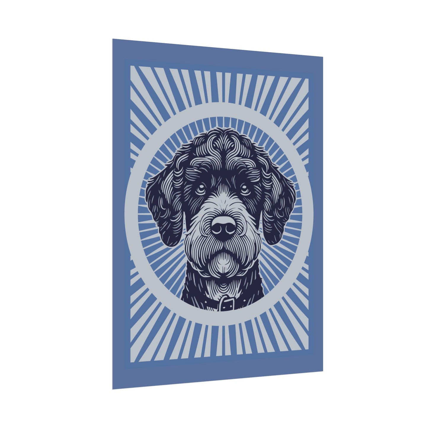 Boxerdoodle Art Print