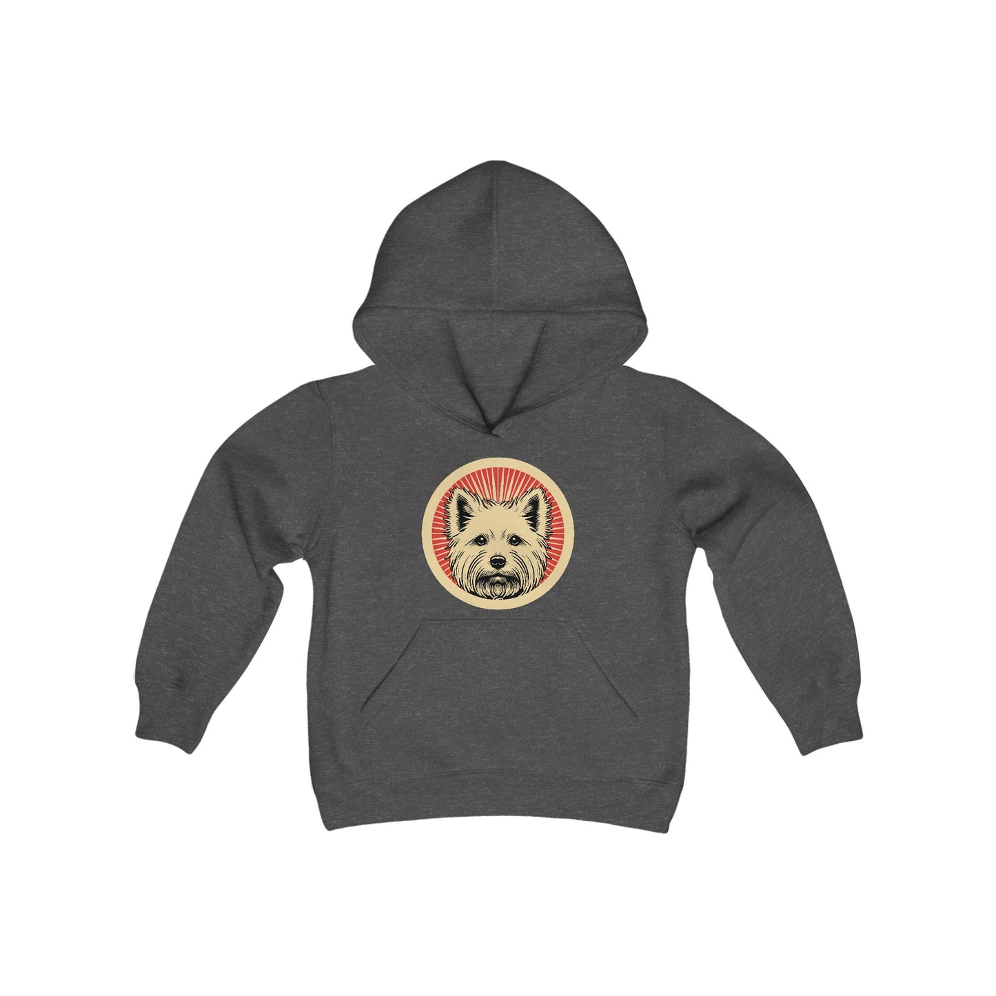 West Highland White Terrier Heavy Hoodie for Kids
