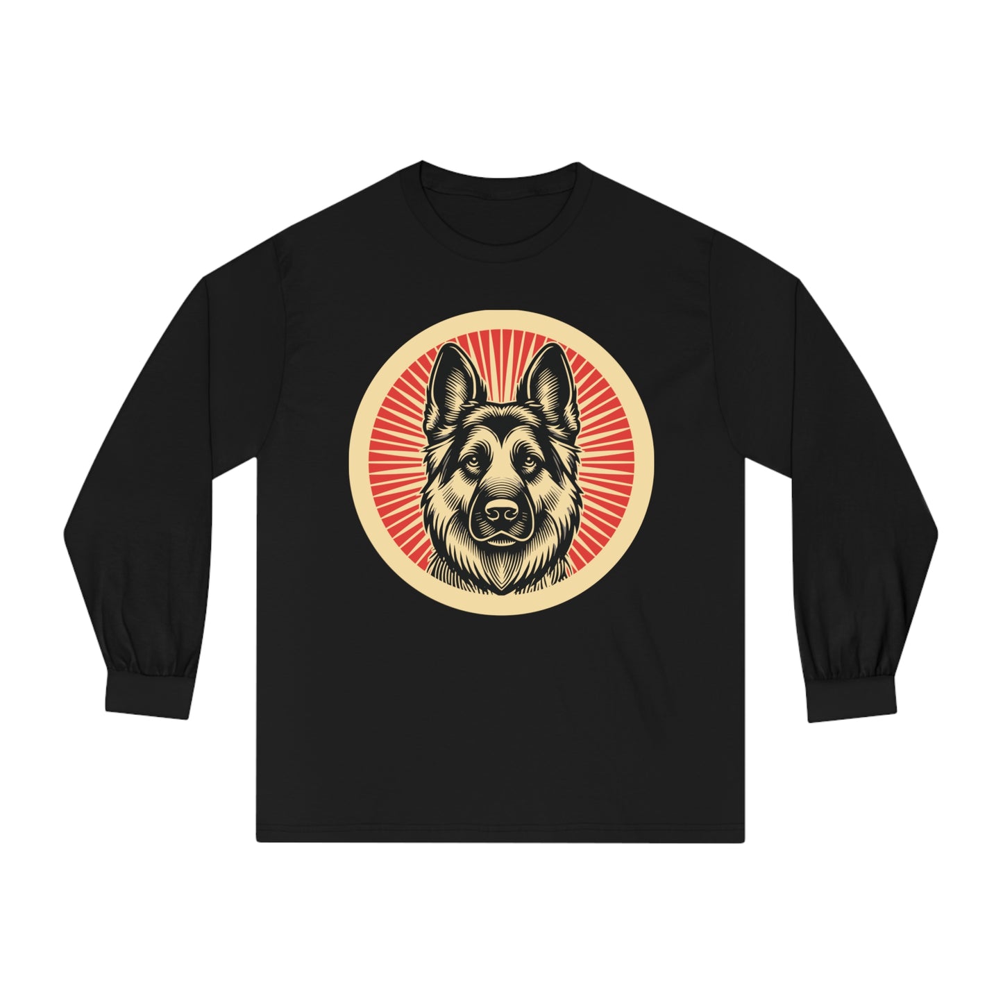 German Shepherd Long Sleeve Tee for Adults