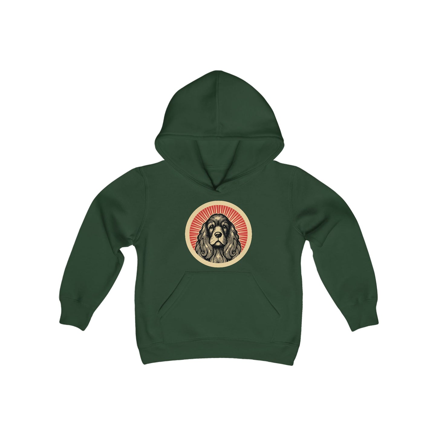 American Cocker Spaniel Heavy Hoodie for Kids