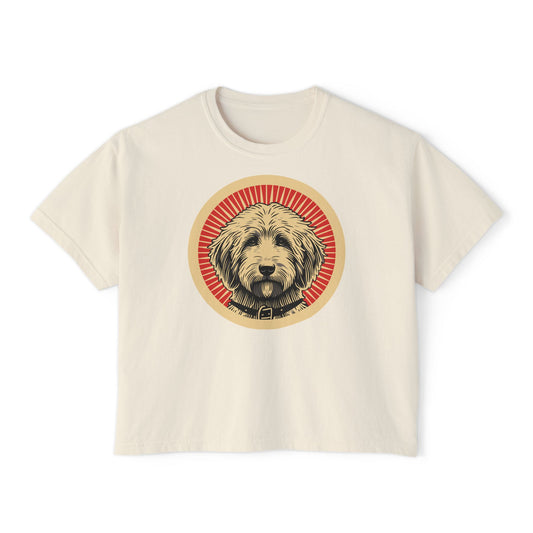 Goldendoodle Boxy Tee for Women