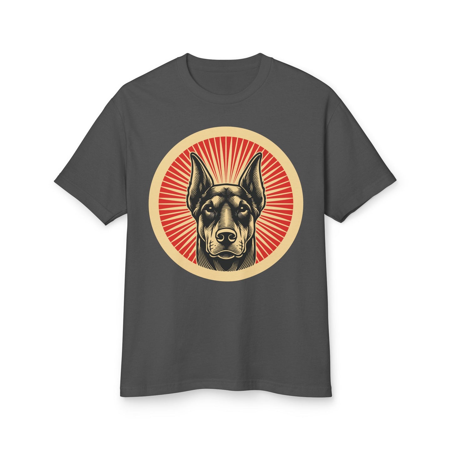 Doberman Pinscher Heavyweight Cotton T-Shirt for Adults
