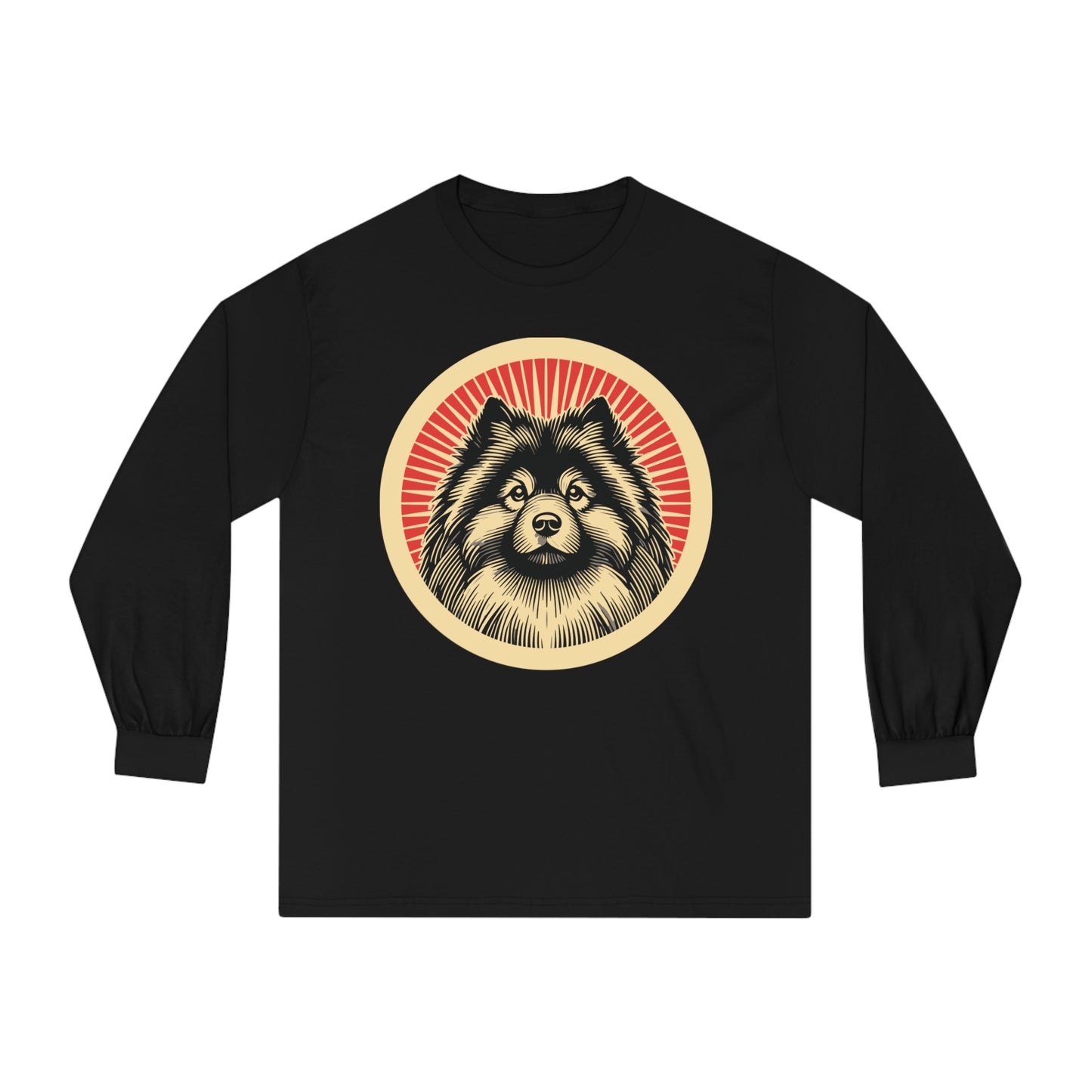 Keeshond Long Sleeve Tee for Adults
