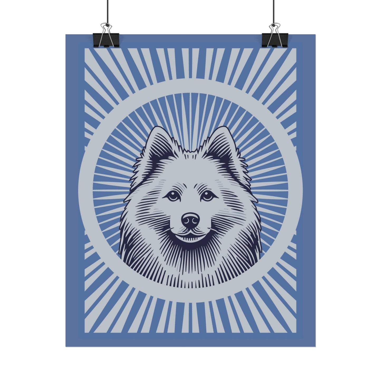 American Eskimo Dog Art Print