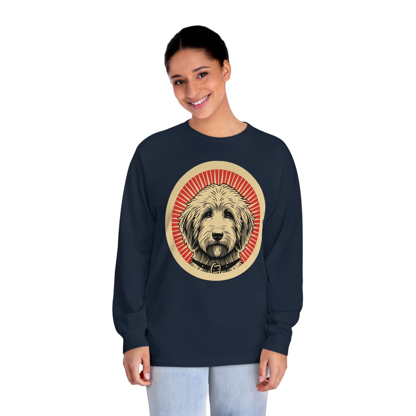 Goldendoodle Long Sleeve Tee for Adults