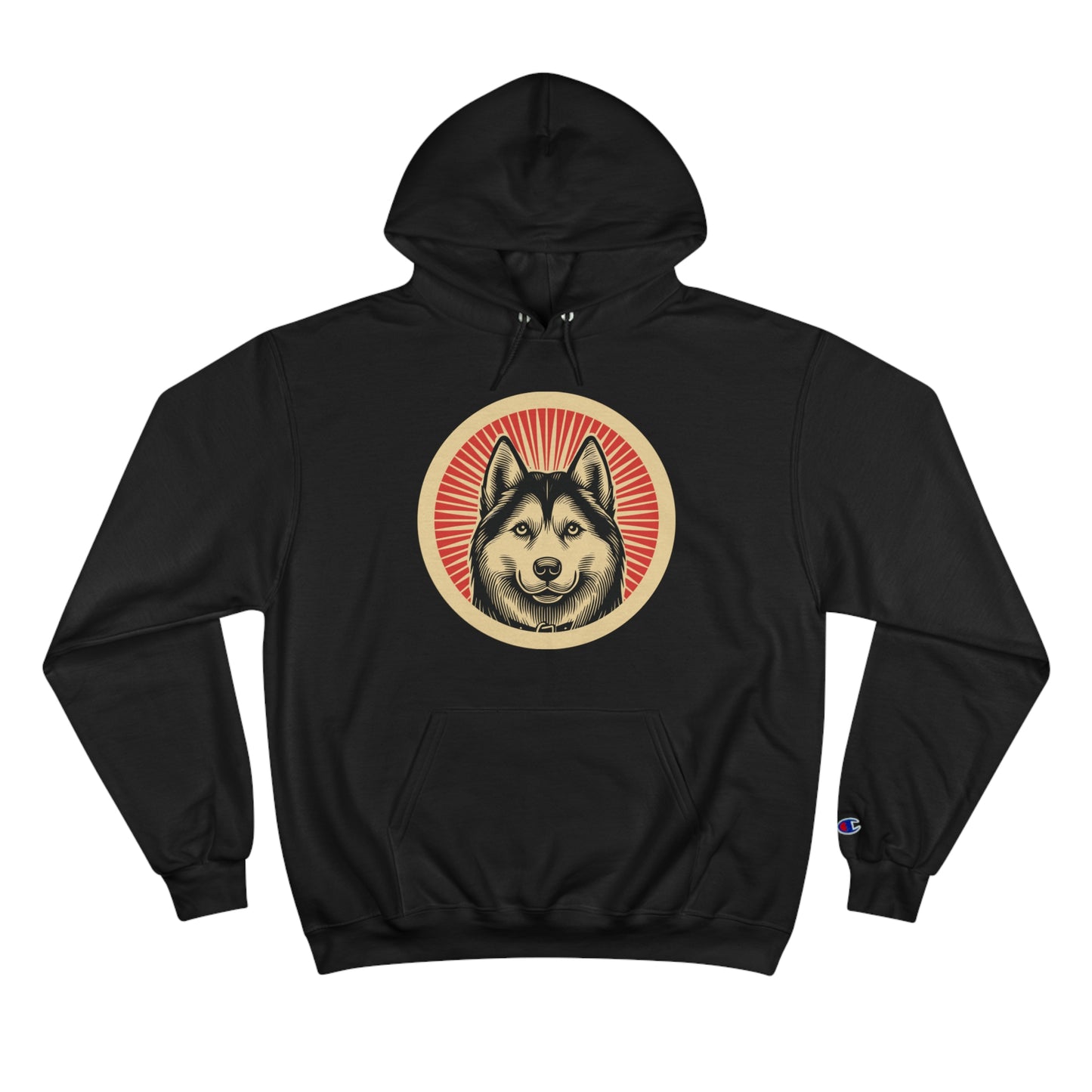 Siberian Husky Hoodie for Adults