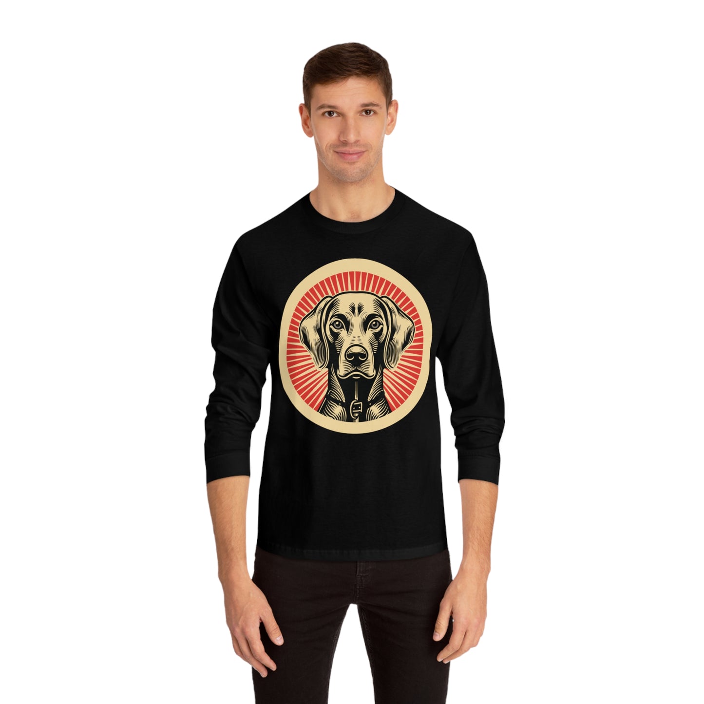 Weimaraner Long Sleeve Tee for Adults