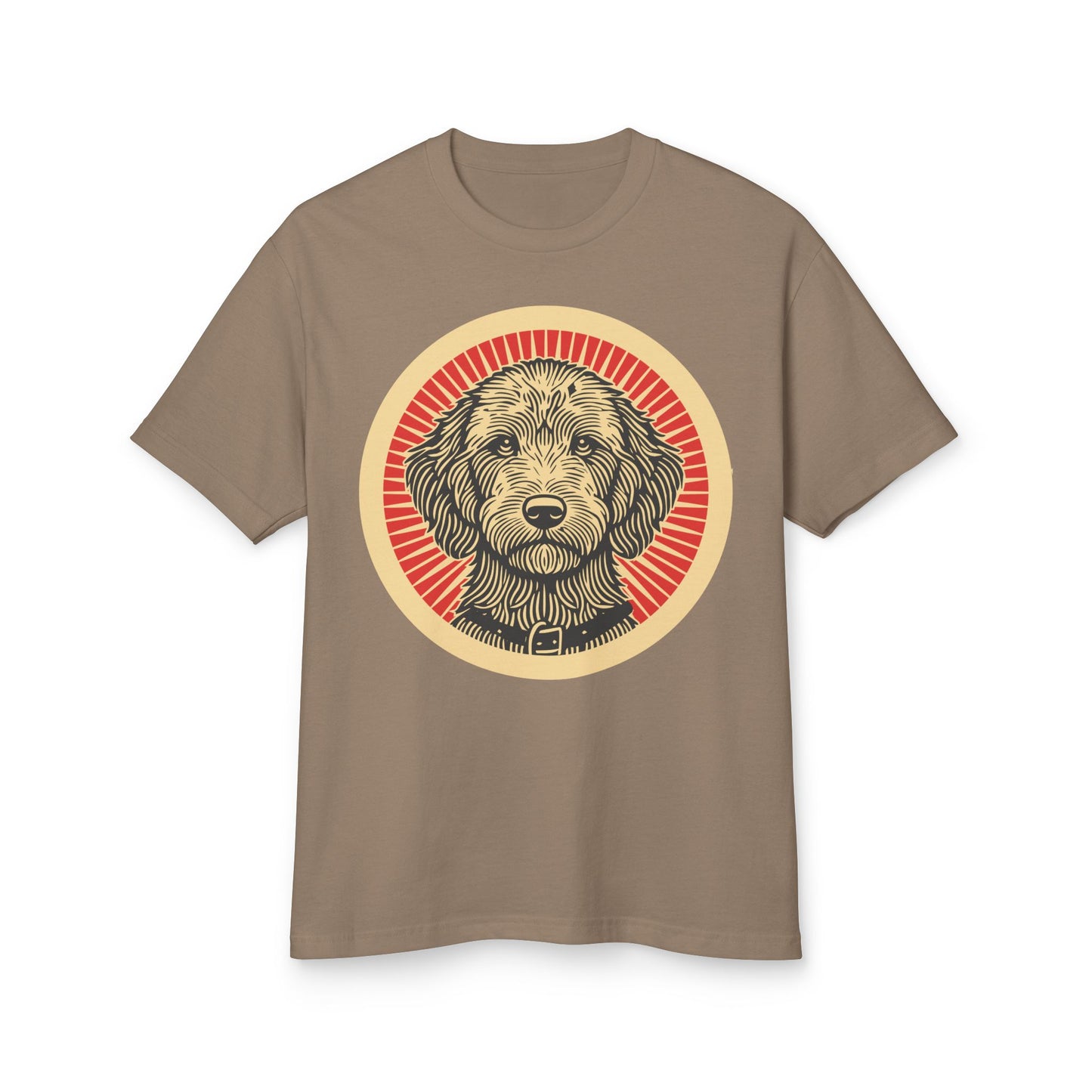 Labradoodle Heavyweight Cotton T-Shirt for Adults