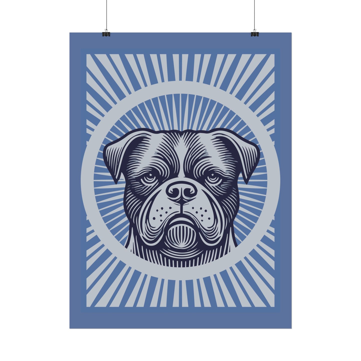 American Bulldog Art Print