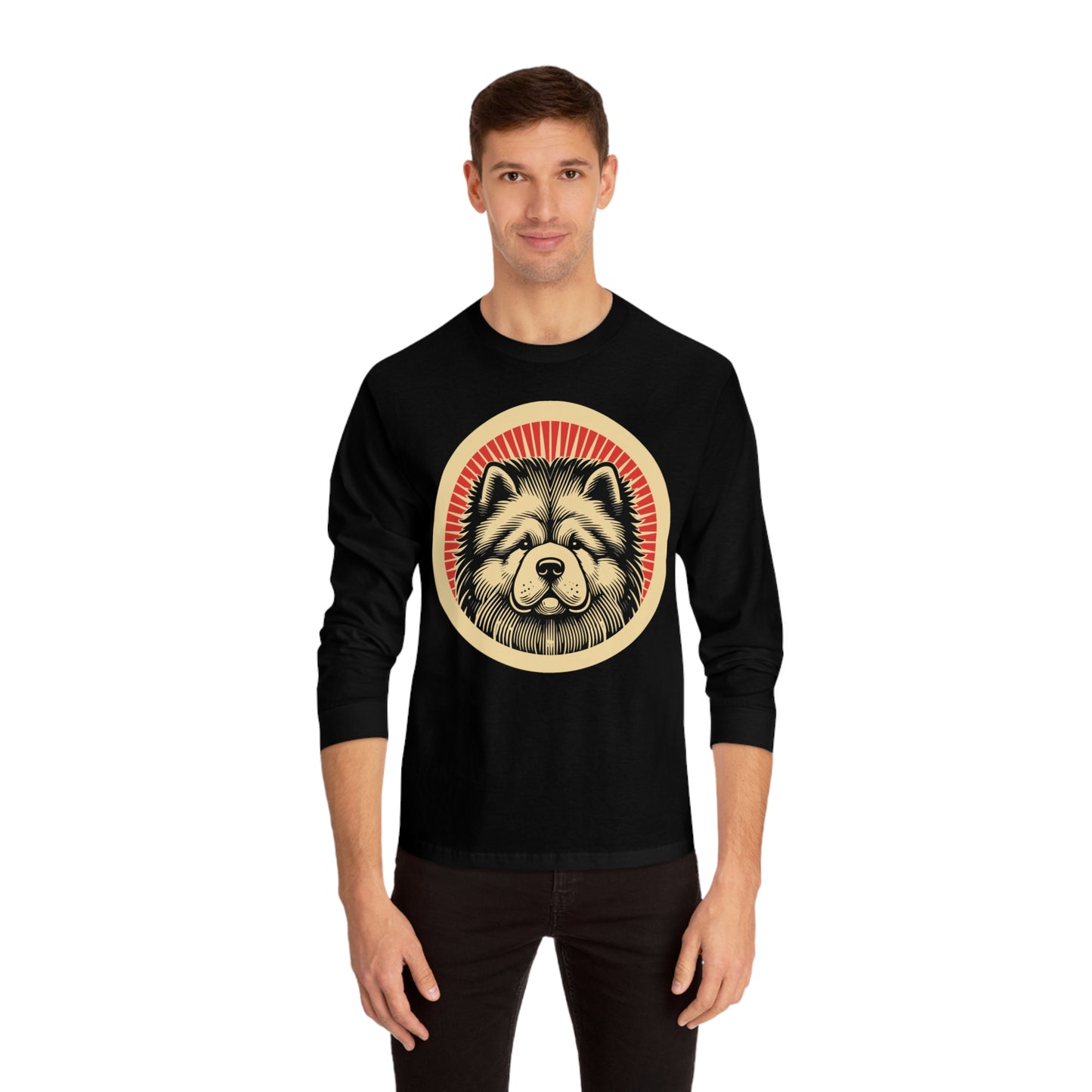 Chow Chow Long Sleeve Tee for Adults