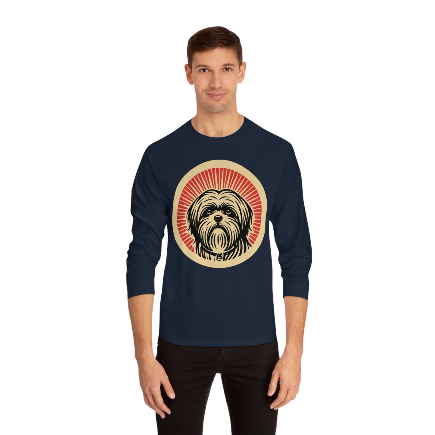 Lhasa Apso Long Sleeve Tee for Adults
