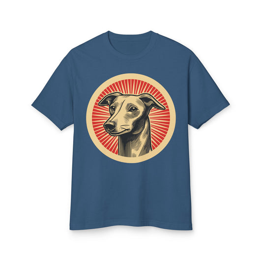 Italian Greyhound Heavyweight Cotton T-Shirt for Adults