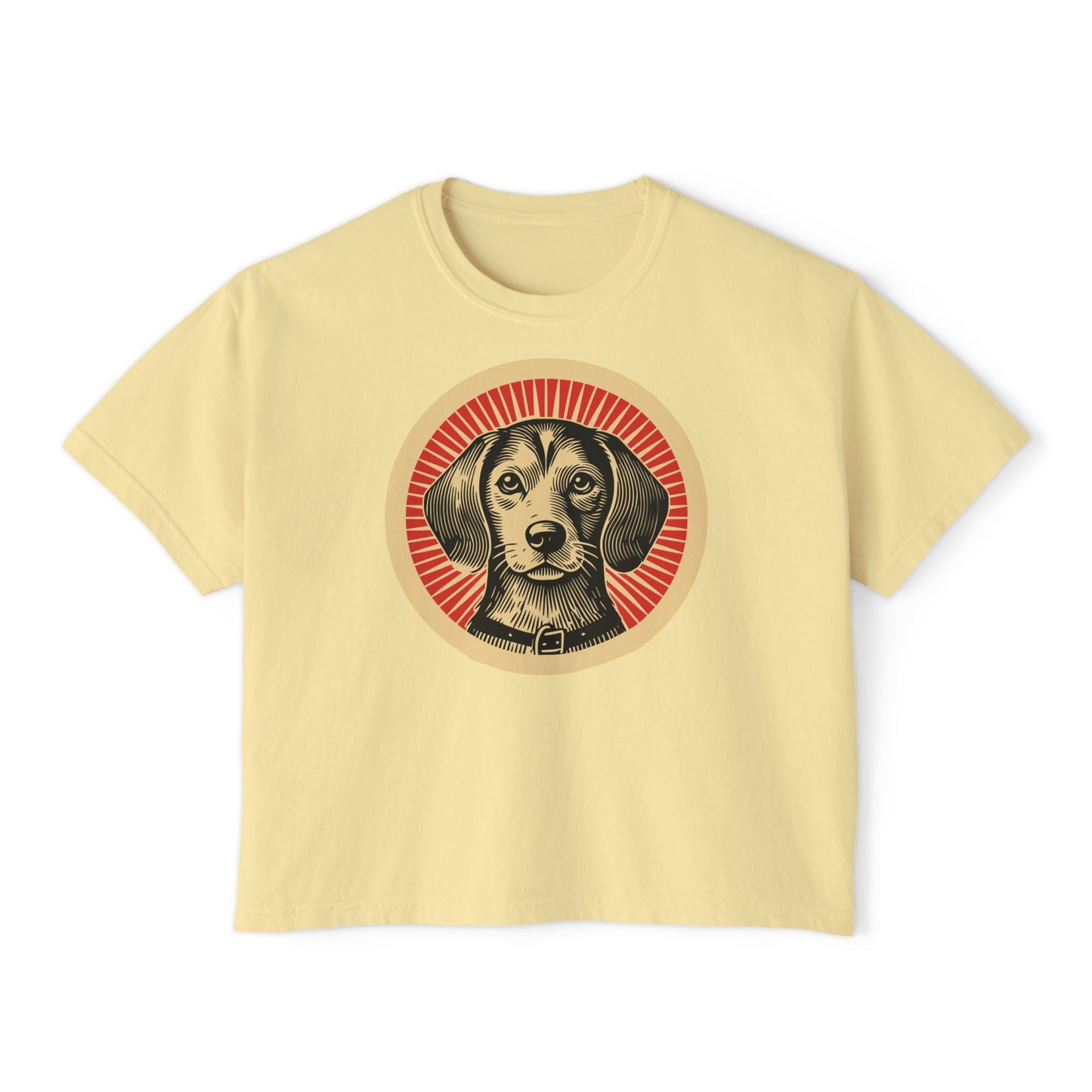 Beaglier Boxy Tee for Women