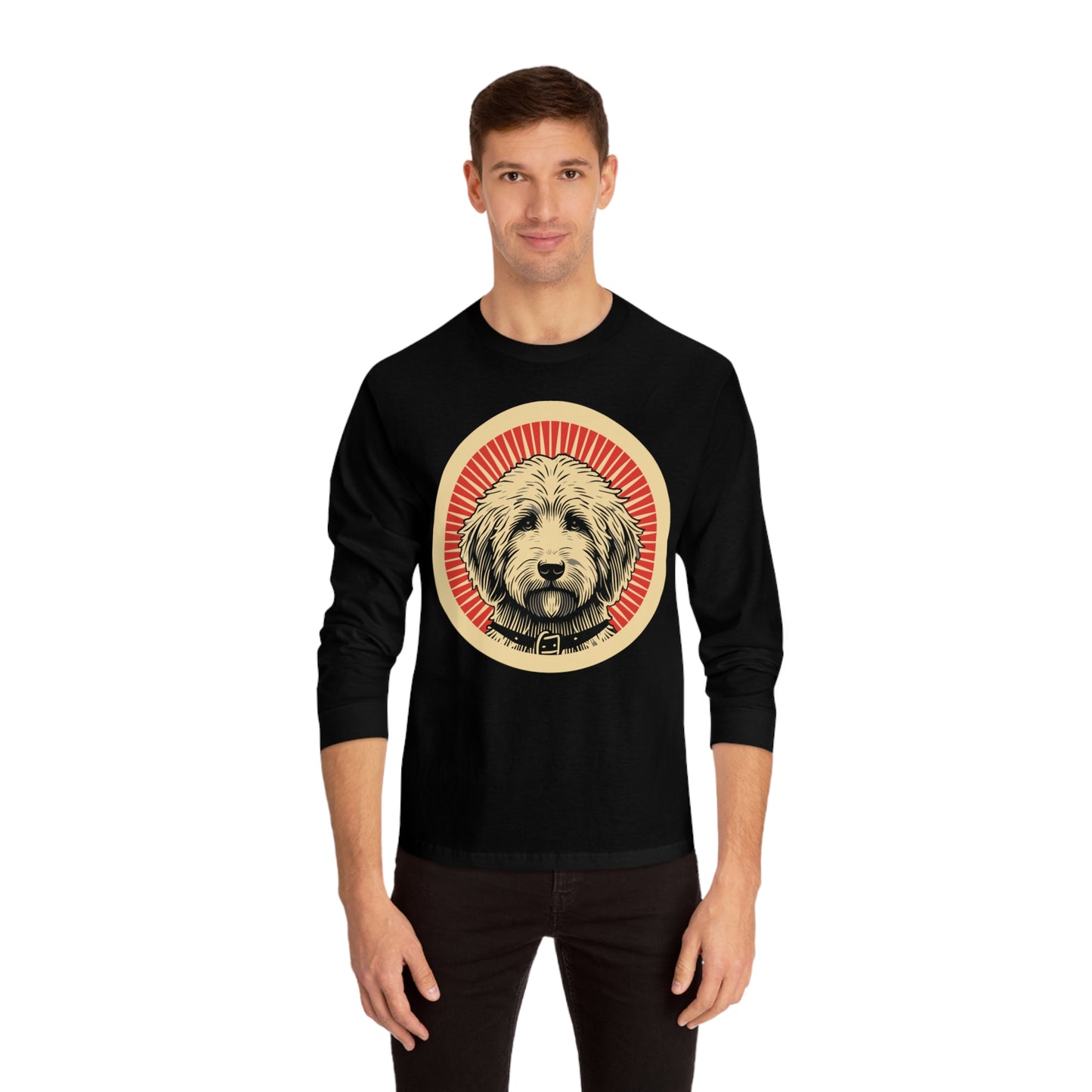 Goldendoodle Long Sleeve Tee for Adults