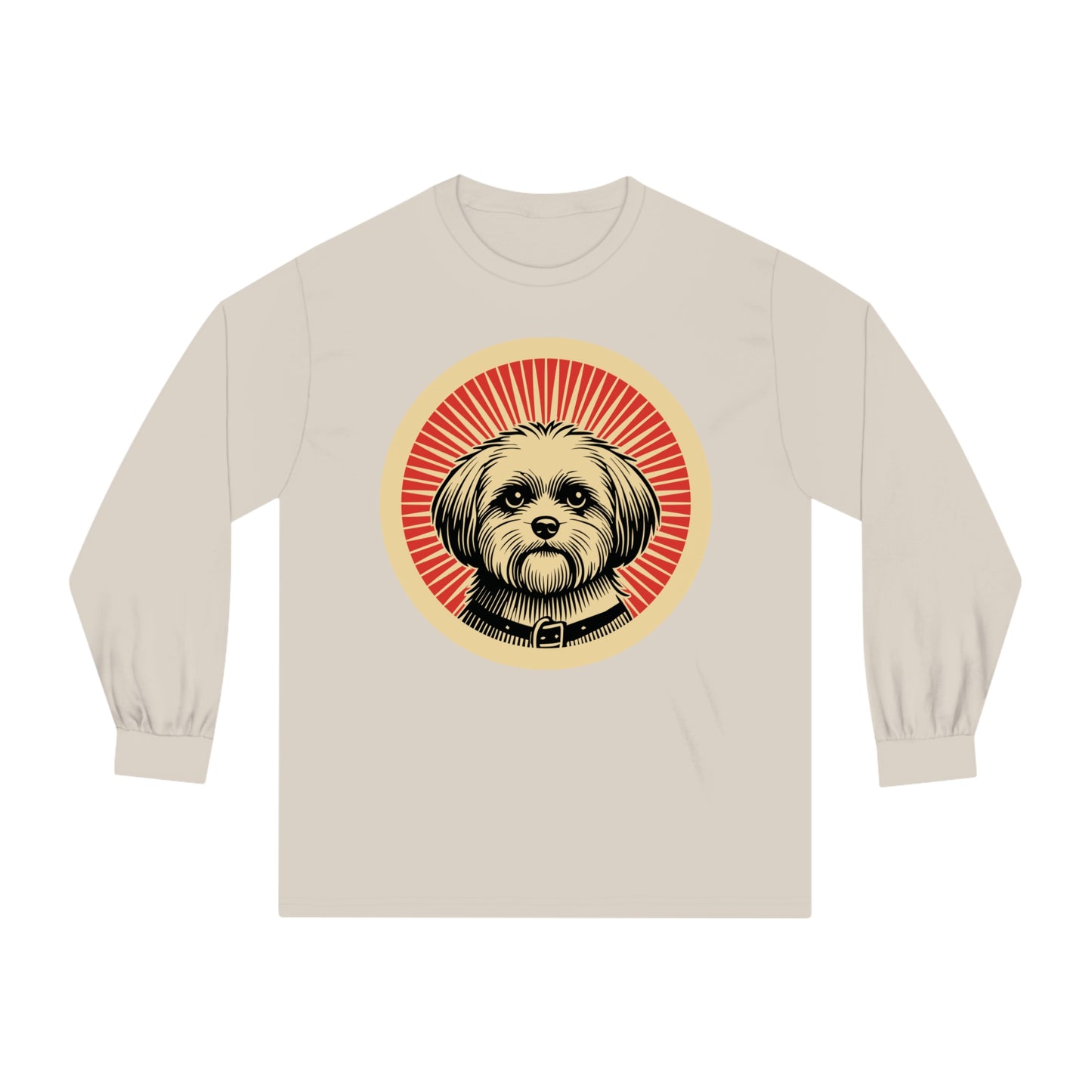 Shihpoo Long Sleeve Tee for Adults
