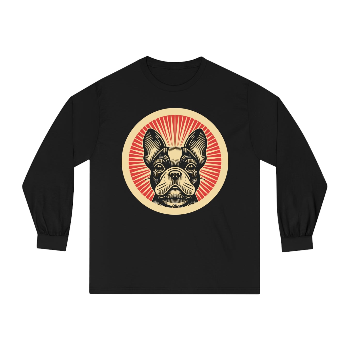 French Bulldog Long Sleeve Tee for Adults