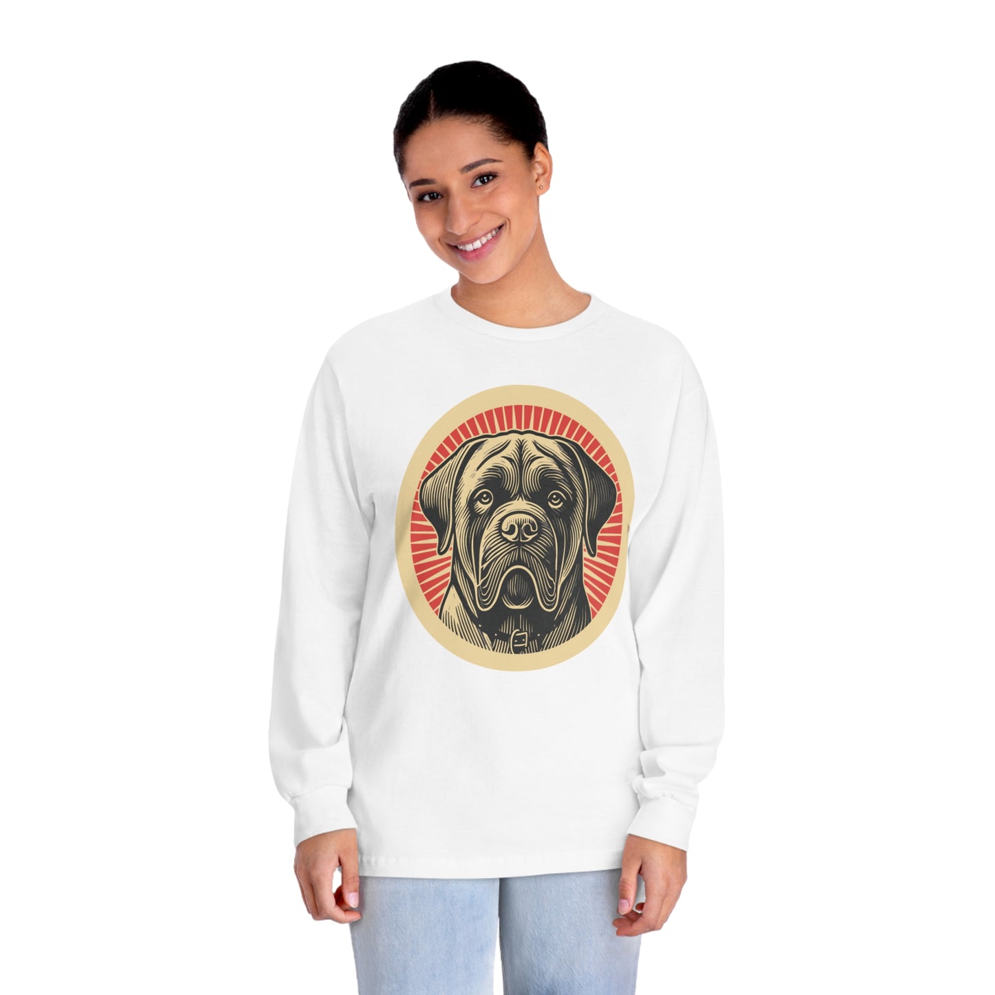 Mastiff Long Sleeve Tee for Adults