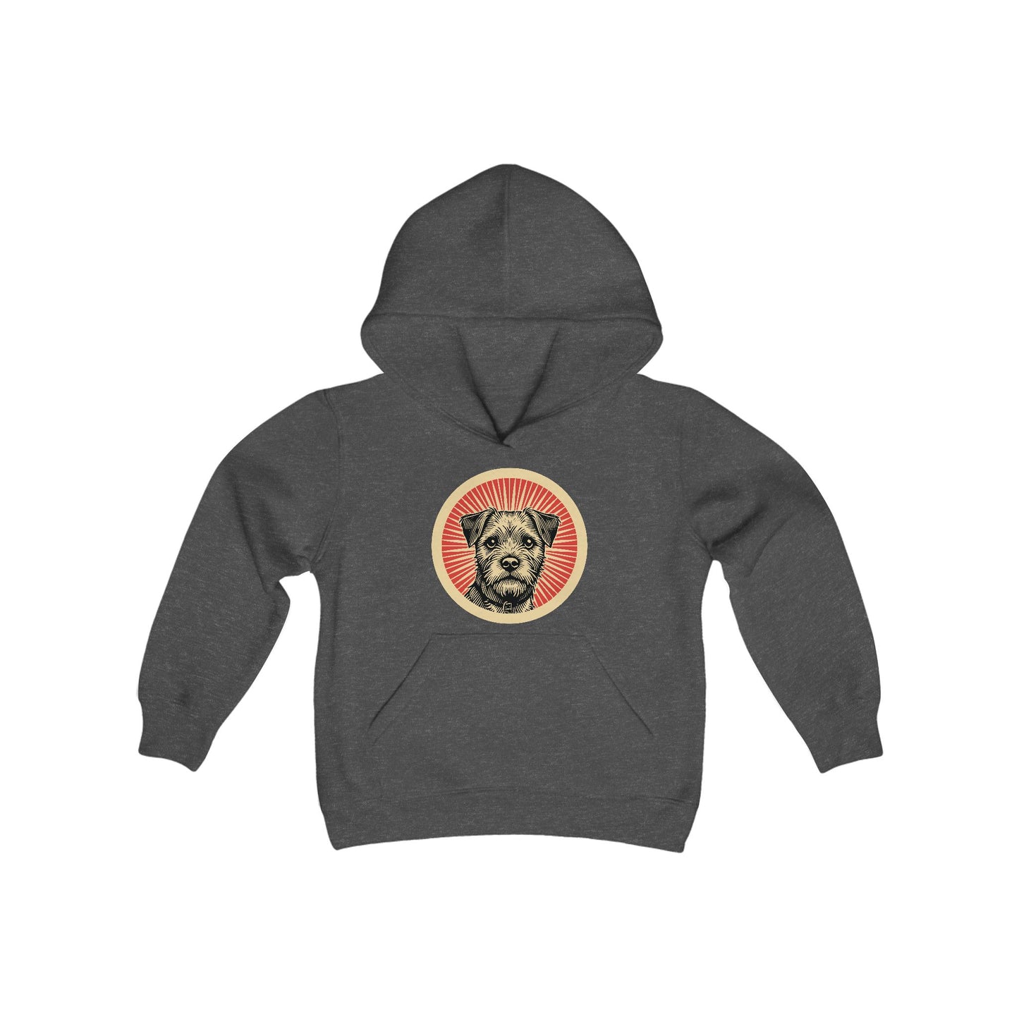 Border Terrier Heavy Hoodie for Kids