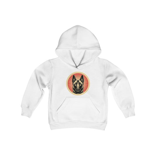 Belgian Malinois Heavy Hoodie for Kids