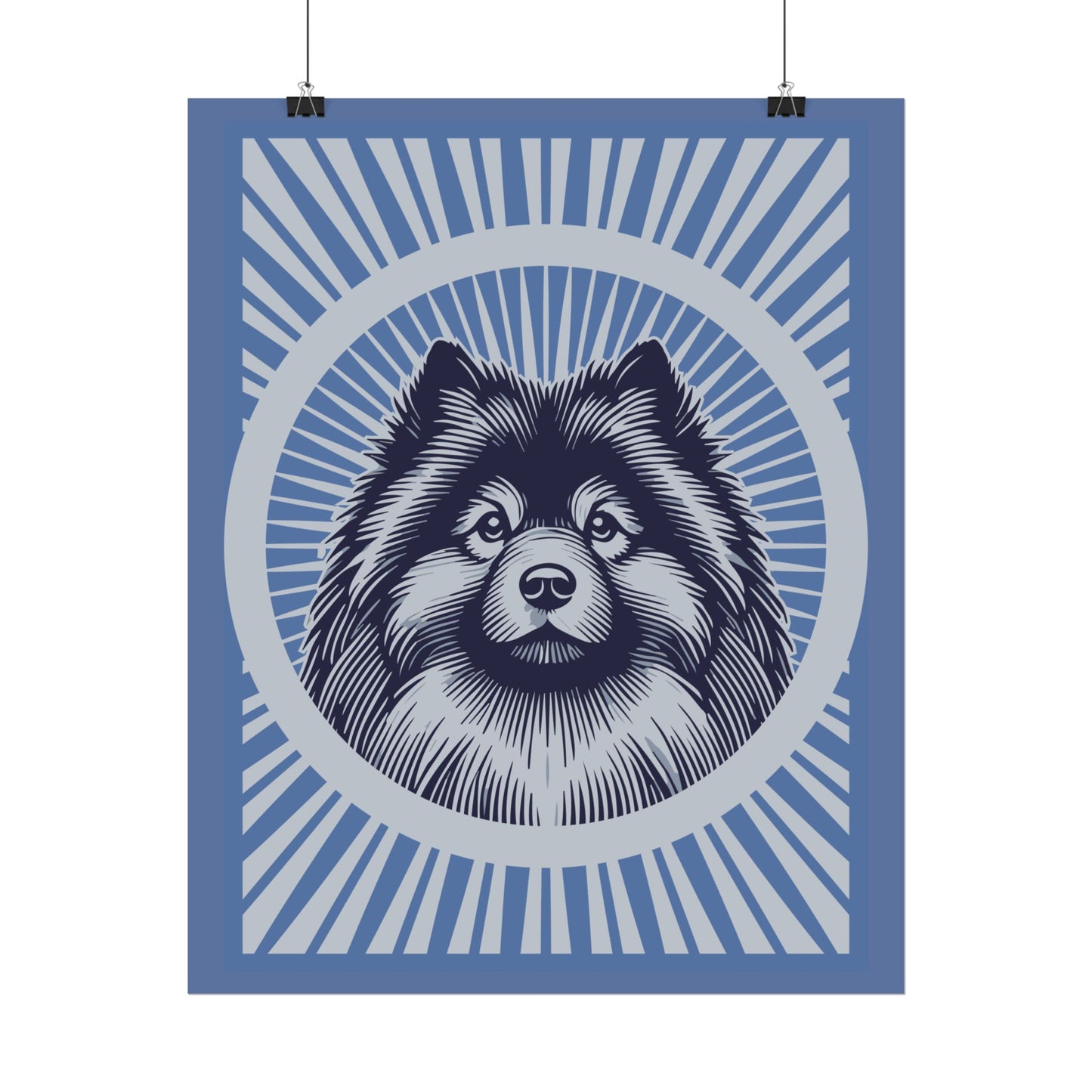 Keeshond Art Print