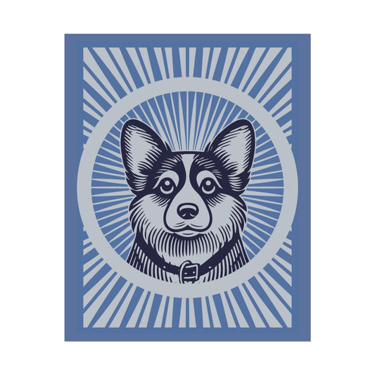 Corgipoo Art Print