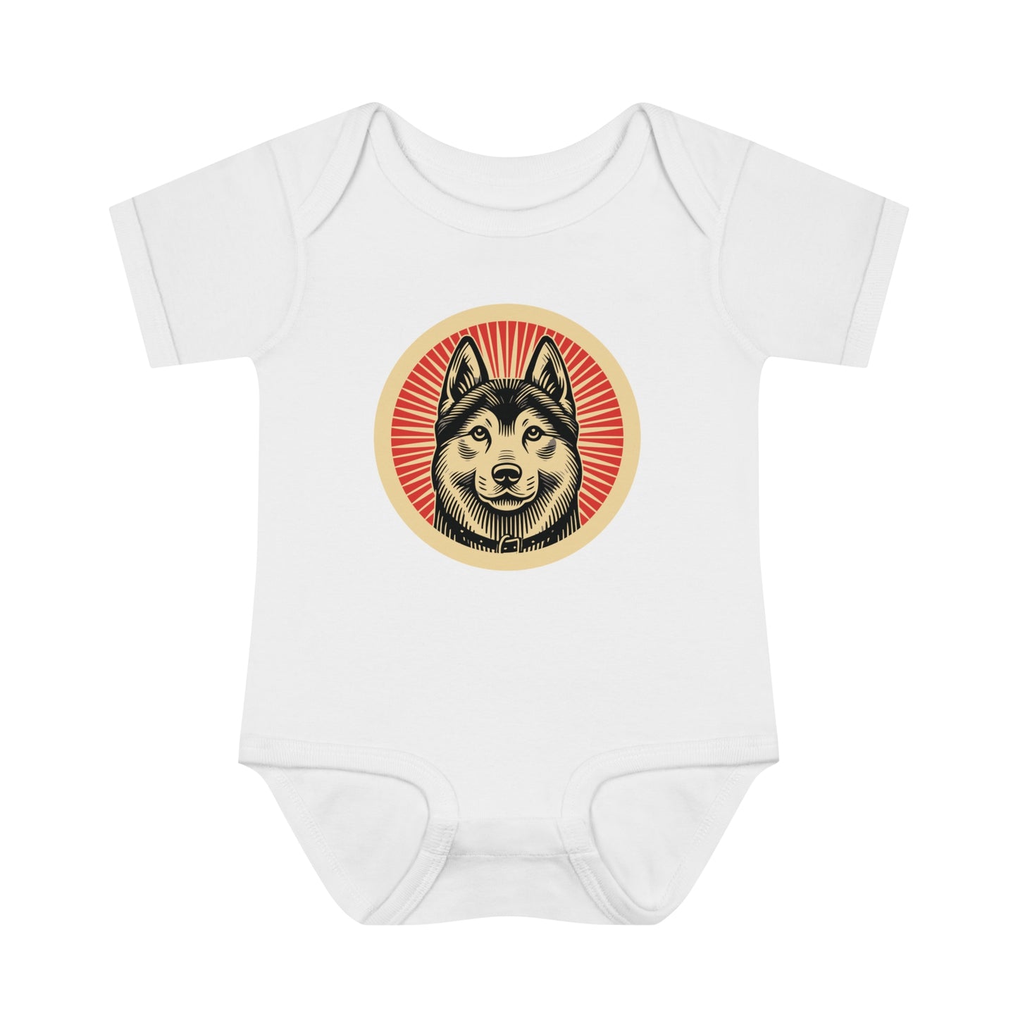 Norwegian Elkhound Onesie for Infants