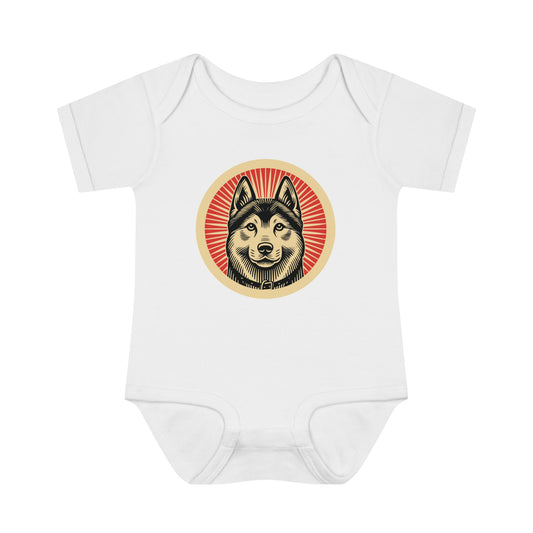 Norwegian Elkhound Onesie for Infants