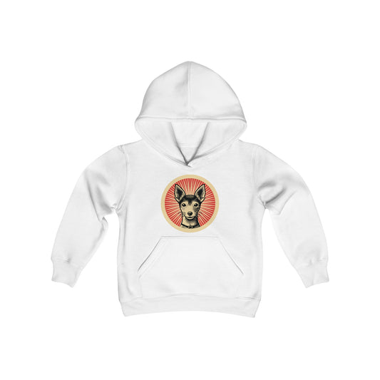 Toy Fox Terrier Heavy Hoodie for Kids