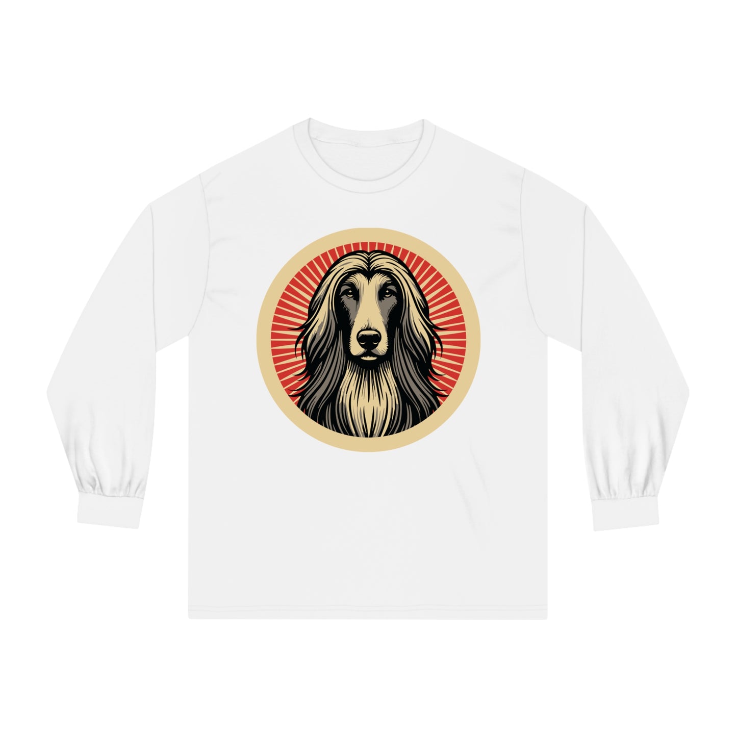 Afghan Hound Long Sleeve Tee for Adults