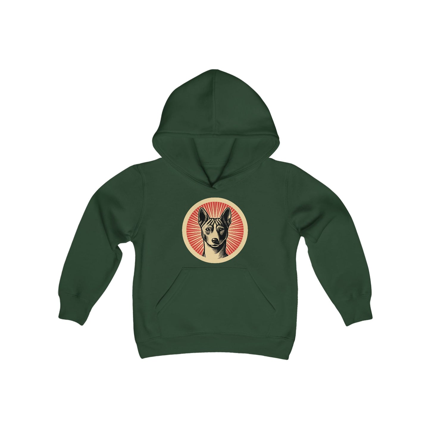 Basenji Heavy Hoodie for Kids