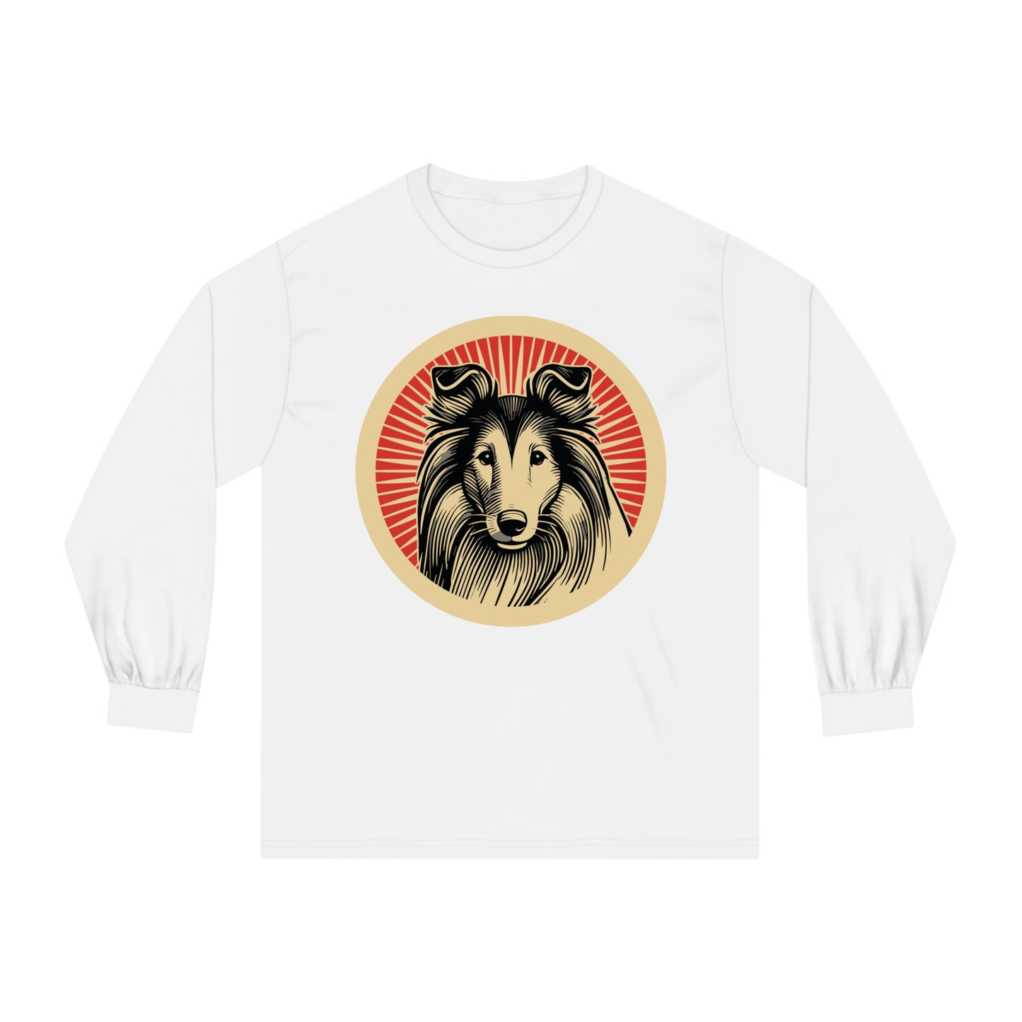 Collie Long Sleeve Tee for Adults