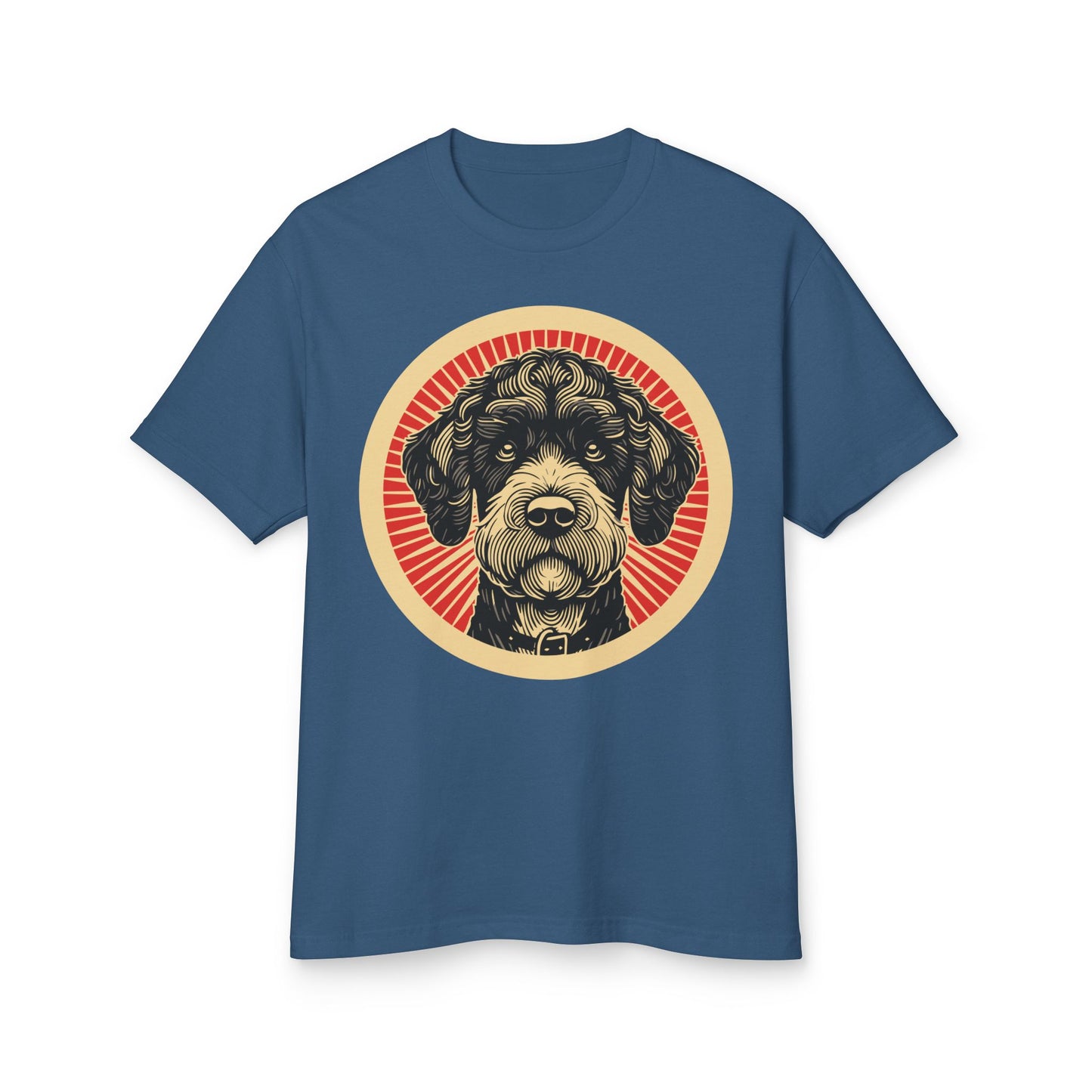 Boxerdoodle Heavyweight Cotton T-Shirt for Adults