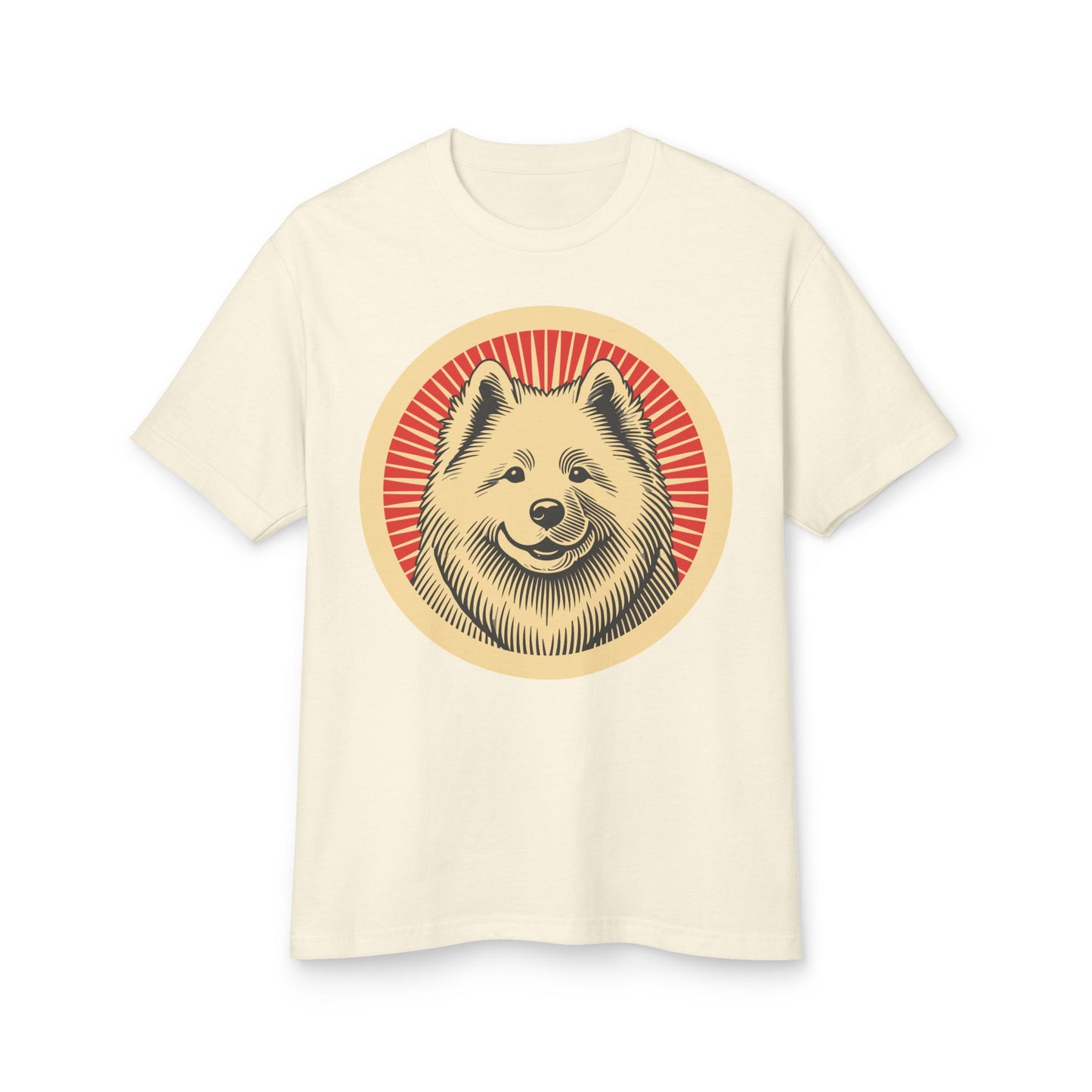 Samoyed Heavyweight Cotton T-Shirt for Adults