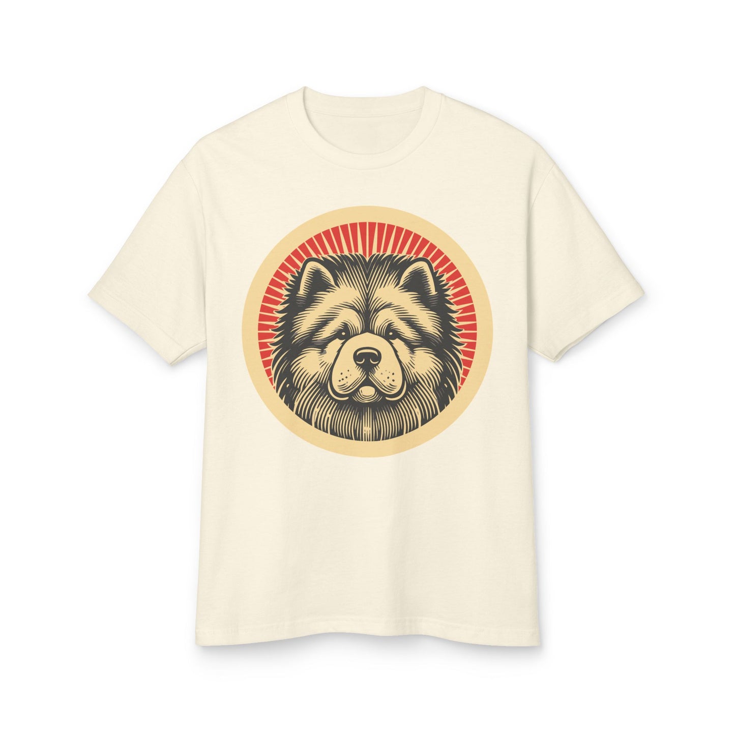 Chow Chow Heavyweight Cotton T-Shirt for Adults