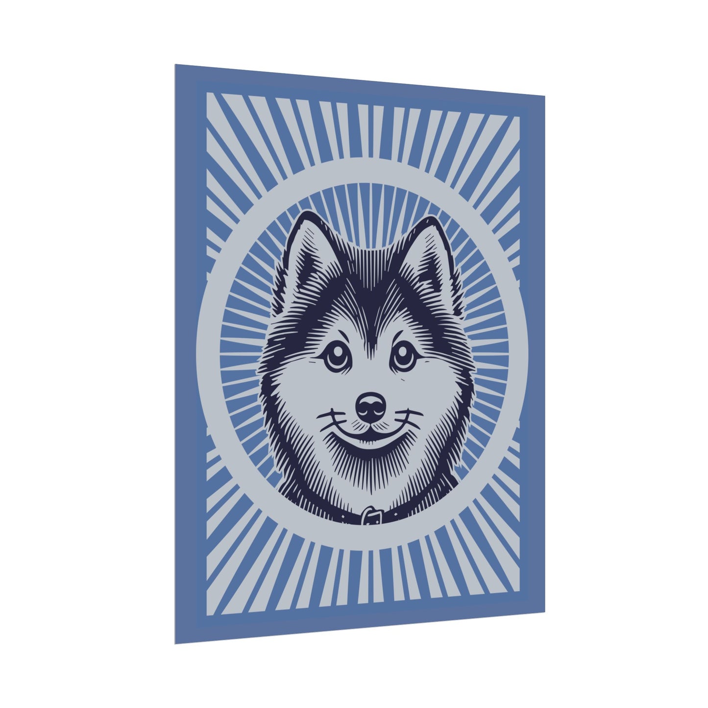 Pomsky Art Print