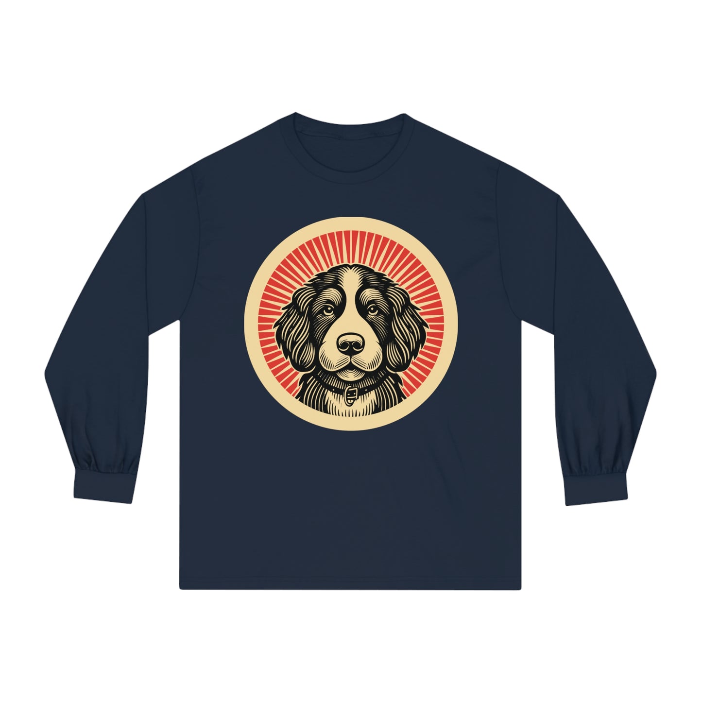 Bernedoodle Long Sleeve Tee for Adults