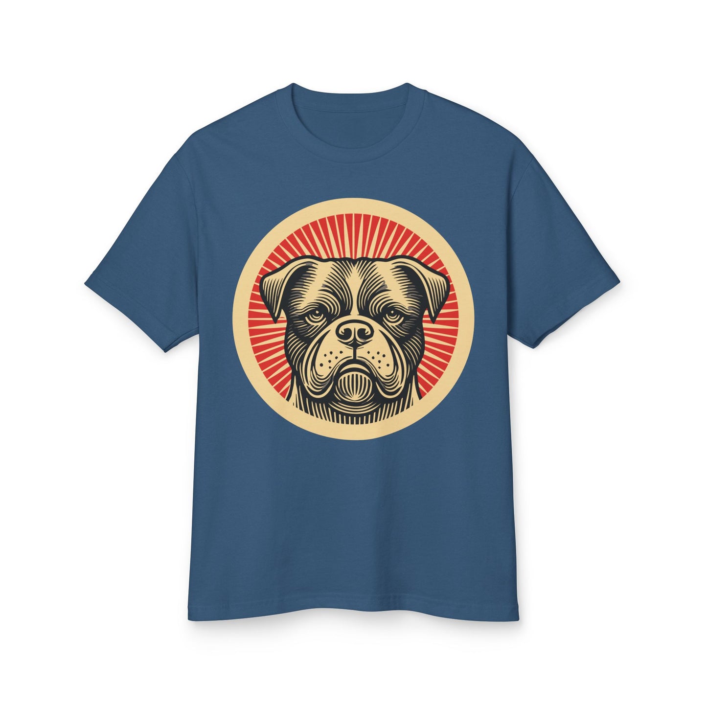 American Bulldog Heavyweight Cotton T-Shirt for Adults