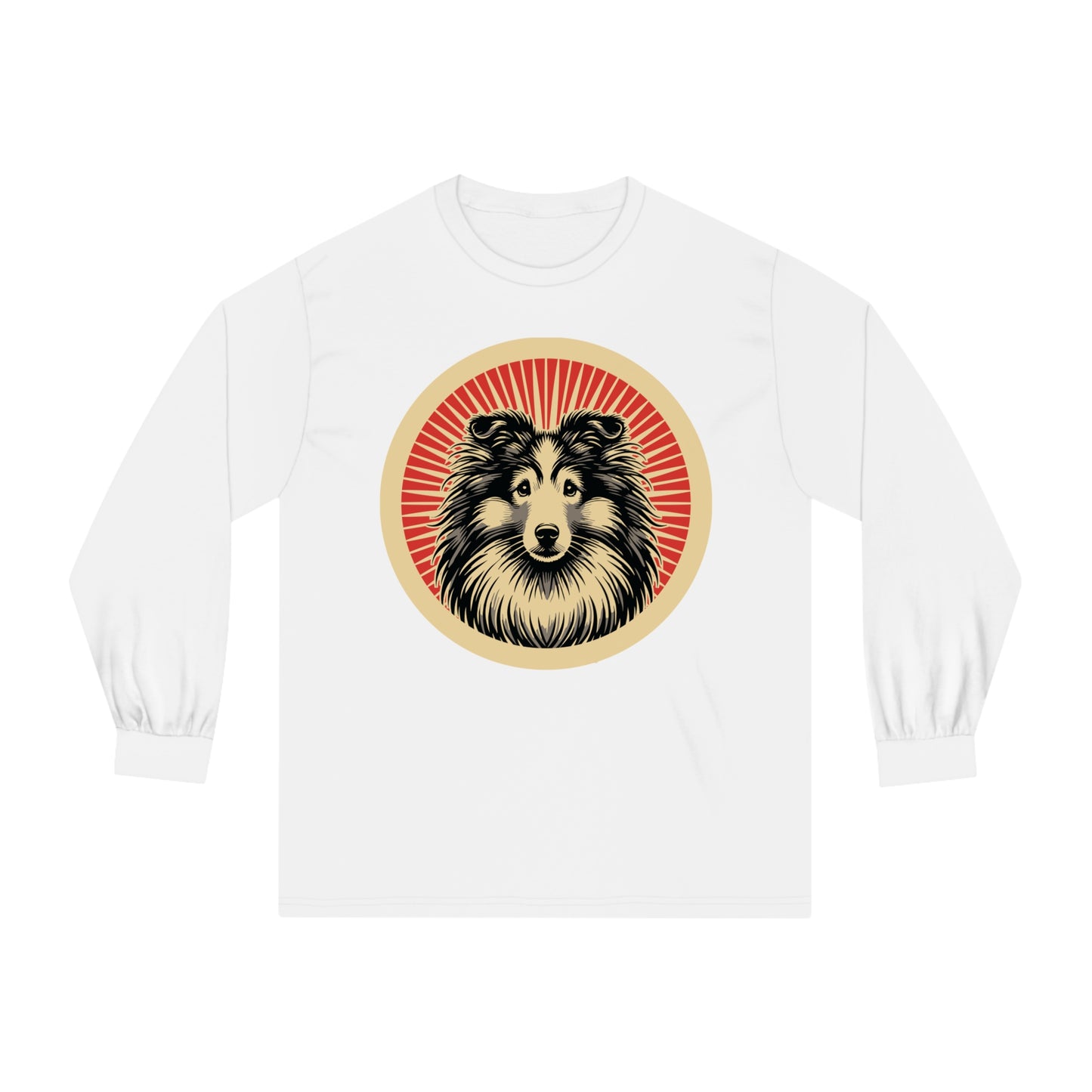Shetland Sheepdog Long Sleeve Tee for Adults