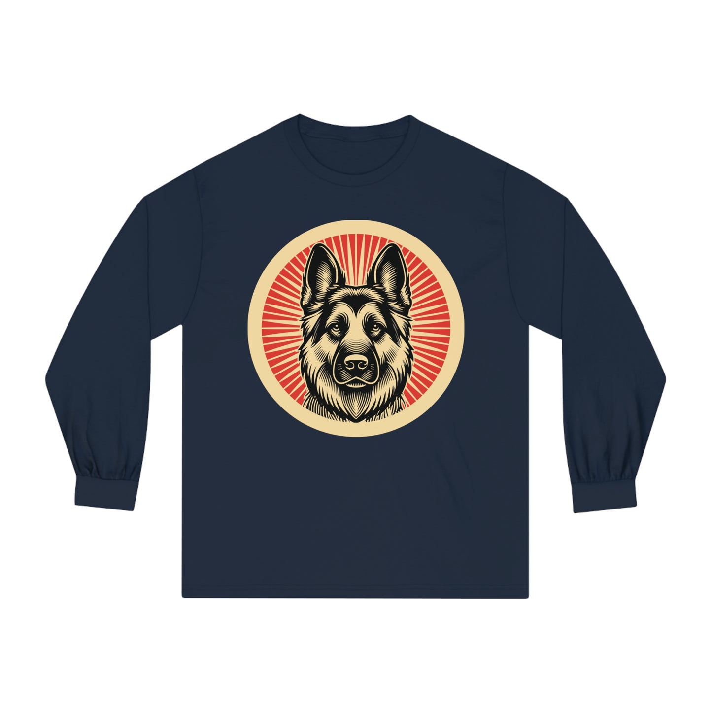 German Shepherd Long Sleeve Tee for Adults
