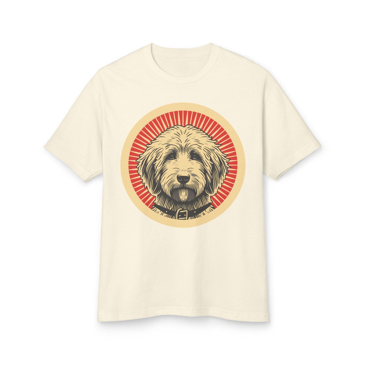 Goldendoodle Heavyweight Cotton T-Shirt for Adults