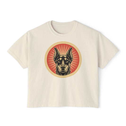 Doberman Pinscher Boxy Tee for Women