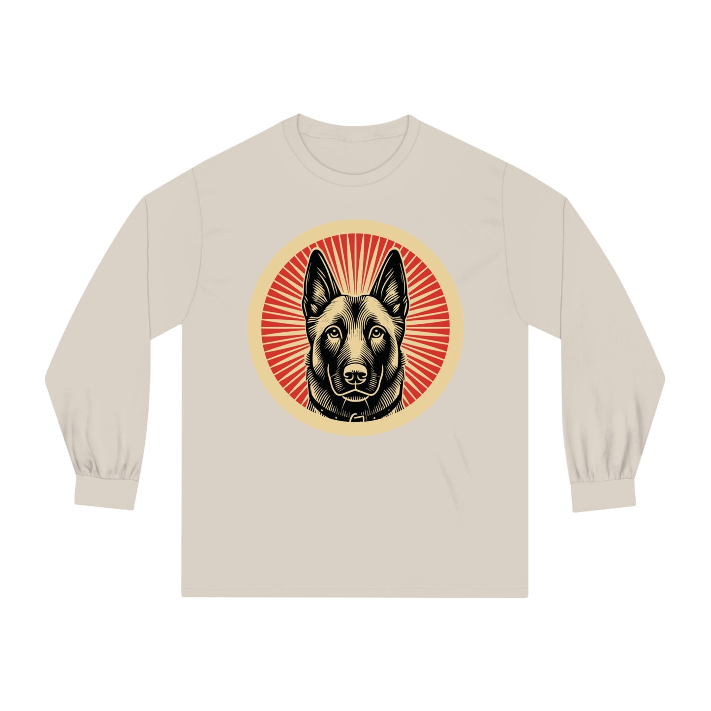 Belgian Malinois Long Sleeve Tee for Adults