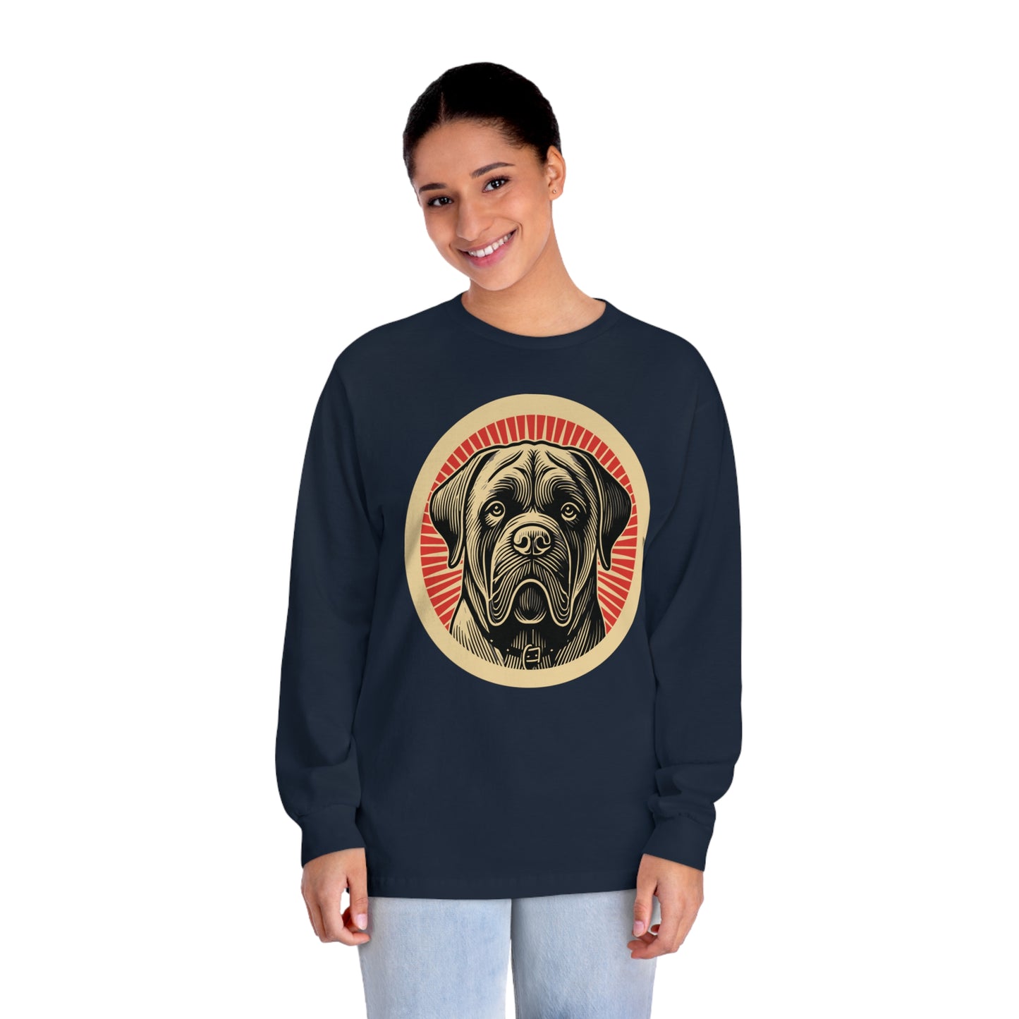 Mastiff Long Sleeve Tee for Adults