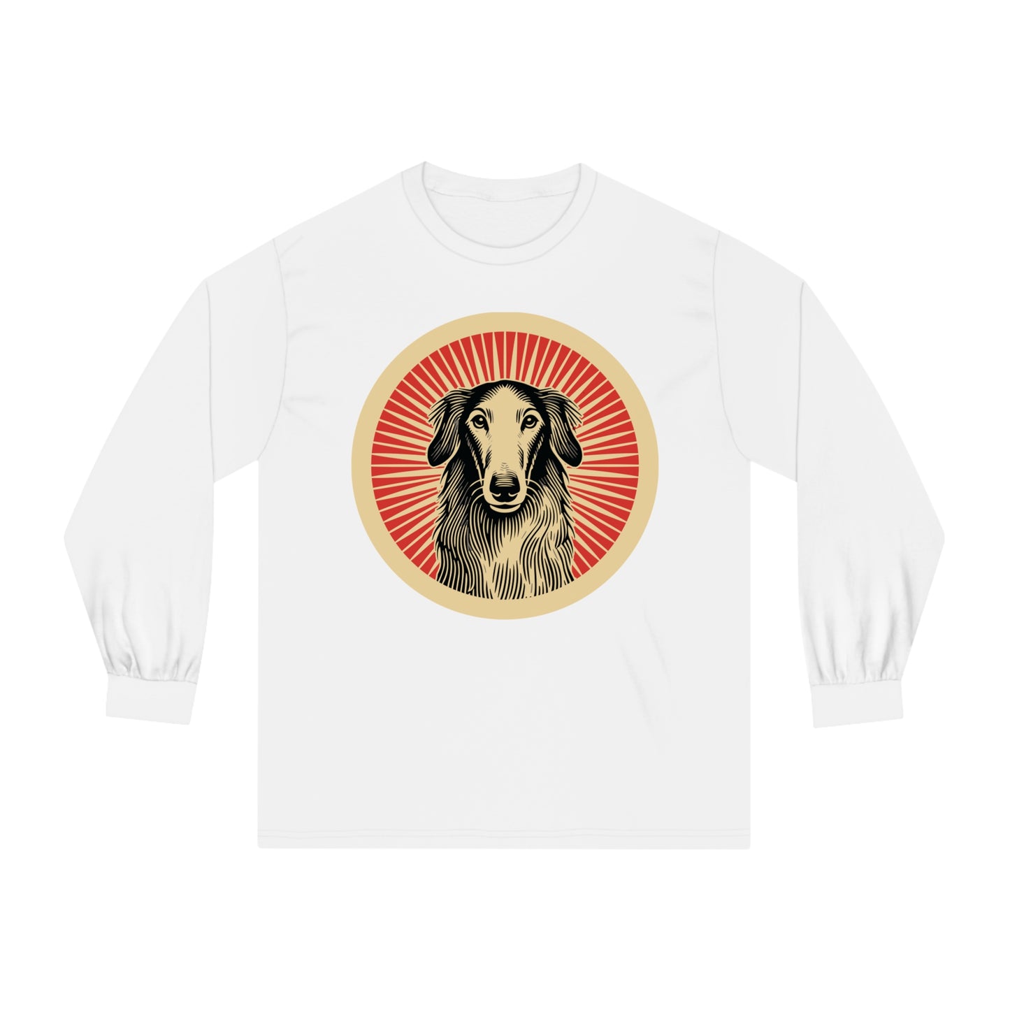 Borzoi Long Sleeve Tee for Adults