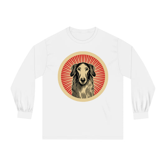 Borzoi Long Sleeve Tee for Adults